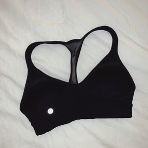 LULULEMON BLACK SPORT BRA SIZE 2